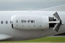 Airplane engine thrusters
