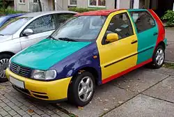 Multicoloured Polo Harlekin