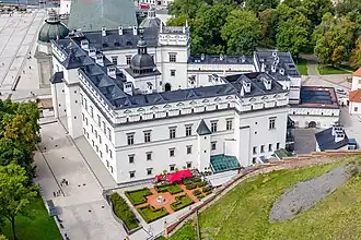 Image 25Restored Palace of the Grand Dukes of Lithuania, which was reconstructed in a Renaissance style by Sigismund I the Old and his son Sigismund II Augustus (from Grand Duchy of Lithuania)