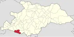 Location in Maramureș County