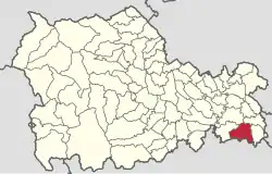 Location in Neamț County