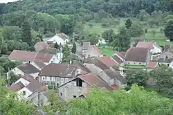 A general view of Vallerois-le-Bois