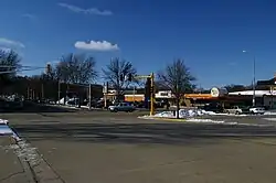 Central Ave and Main Street in Valley City