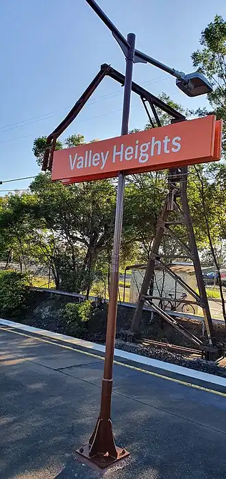 Valley Heights train station