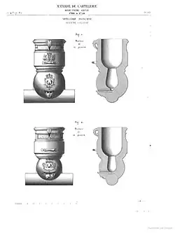 Additional 12-inch Vallière mortars