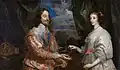 1632 portrait of Charles I and Henrietta Maria by Anthony van Dyck