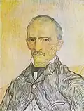 Portrait of the superintendent Trabuc in the Hospital Saint-Paul by Vincent van Gogh, 1889