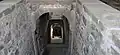 At first landing in the stepwell