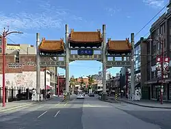 Millennium Gate on Pender Street in Chinatown in 2025