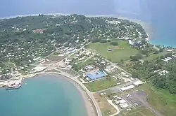 Vanimo town from the air