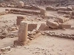Roman ruins in Varea, near Logroño. This old village was known as "Vareia".