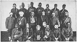 Various gas masks employed on the Western Front and Eastern Front during World War I