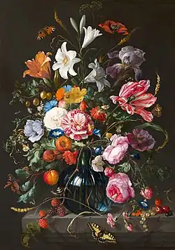 Vase of flowers, 1670, Mauritshuis, The Hague