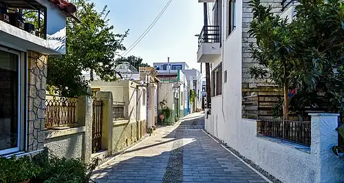 Vaiseleos Pavlou, a major street of Koskinou