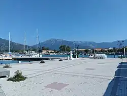 The port in Vasiliki