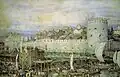 Muscovites prepare for the Siege of Moscow