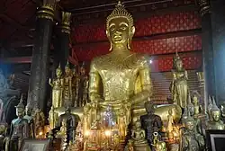 Image 16Bronze Buddha sculptures, Wat Mai, Luang Prabang (from Culture of Laos)