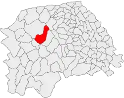 Location in Suceava County