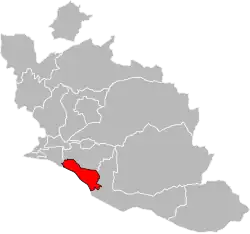 Location of Cavaillon