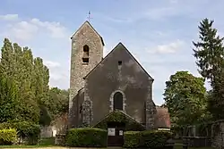 The church in Vayres-sur-Essonne