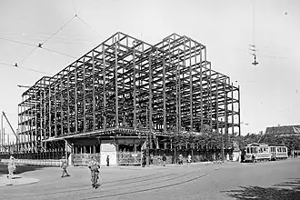 Ved Vesterport under construction, 1930.