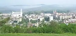 Overview of Gherla in May 2004