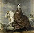 Equestrian Portrait of Elisabeth of France by Diego Velázquez (c. 1635) Museo del Prado