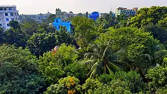 drone view city of Narsingdi