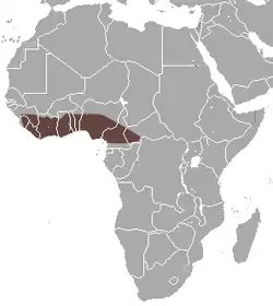 Map of range
