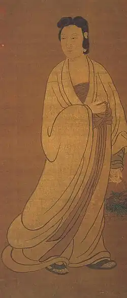 Guanyin of the fish basket – attributed to Zhao Mengfu Yuan dynasty.