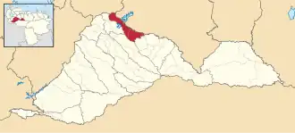 Location in Barinas