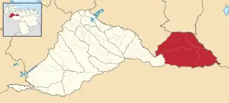 Location in Barinas