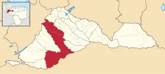 Location in Barinas