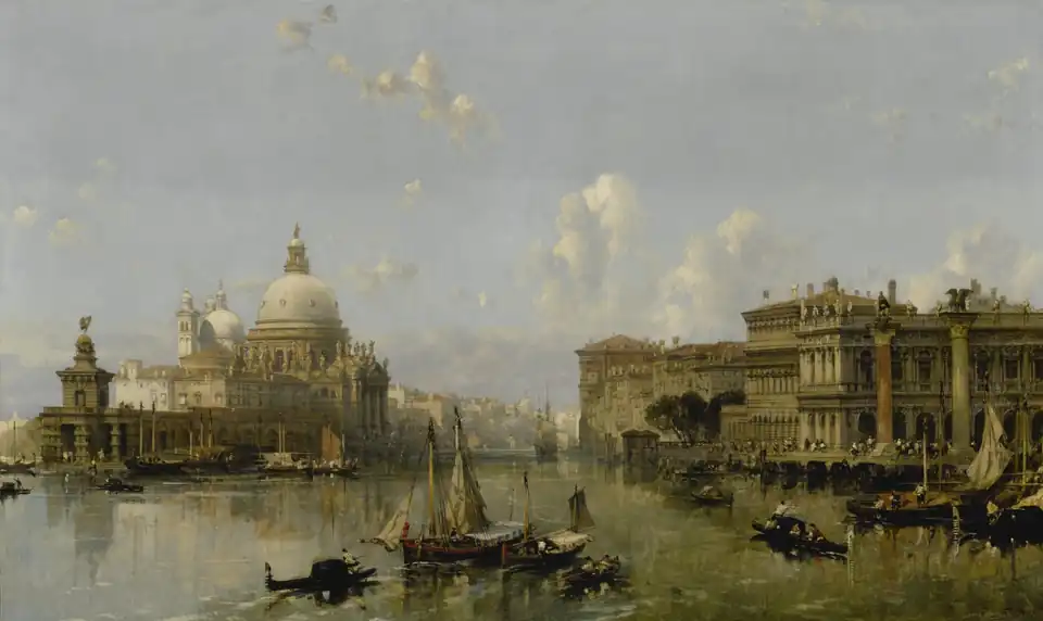 Venice, Approach to the Grand Canal by David Roberts