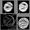 Venus cloud patterns