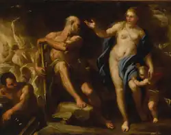 Venus at Vulcan's Forge, priv. col.