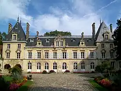 The chateau of Aramont, in Verberie