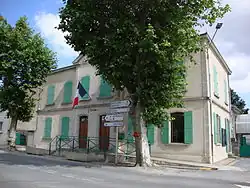 The town hall in Verdalle