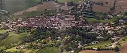 An aerial view of Verfeil
