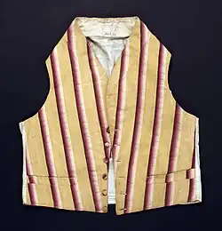 1823 American or European vest