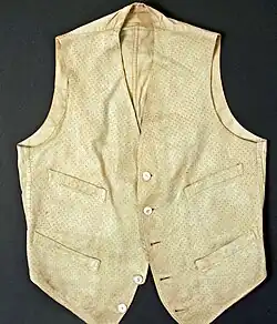 1885-1890 American or European vest