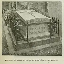 Veuillot's Tombstone, Montparnasse Cemetery, n.d.