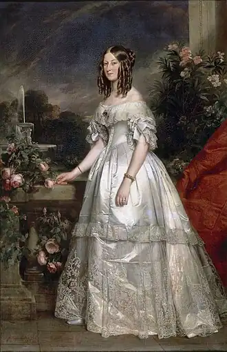 Portrait of the Duchess of Nemours, 1840