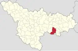 Location in Timiș County