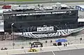 View of Victory Lane from a skybox