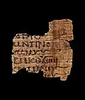 (K 7396) recto Acts 18, 21–23