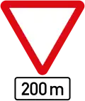 Give way ahead
