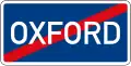 4.6б End of a built-up area