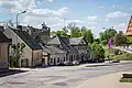 View to Dobele Castle from Viestura street.