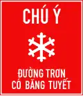 510: Slippery road (snow)